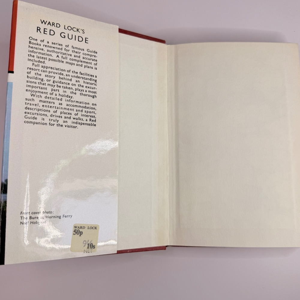 The‎ Broads Ward Lock Red Guide 5th Ed. 1968 Hardcover Pullout Map Dust Jacket - Picture 6 of 16